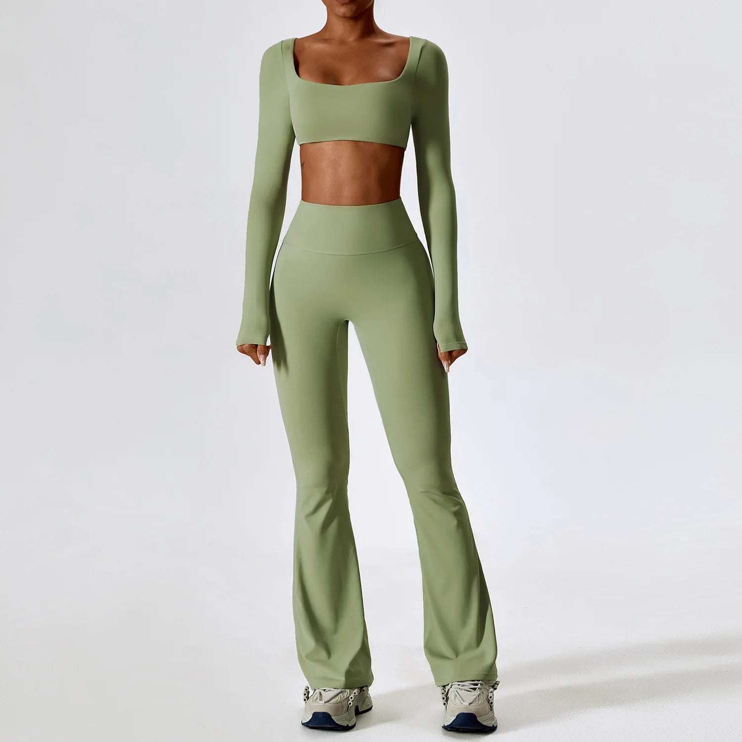 2pcs Seamless Yoga Set Women Sportswear Athletic Workout Clothes