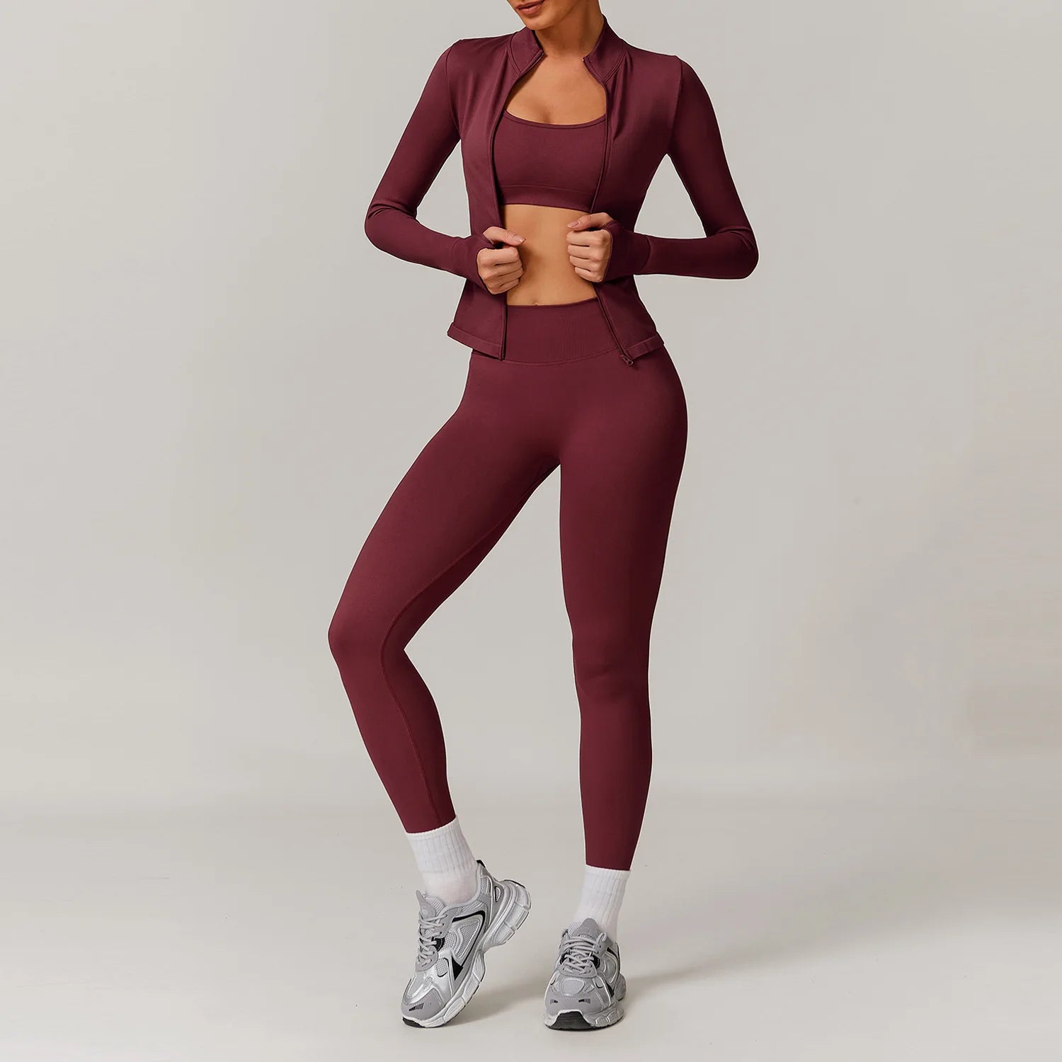 Sportswear Seamless Yoga Set 2/3PCS Gym Clothes Sportswear