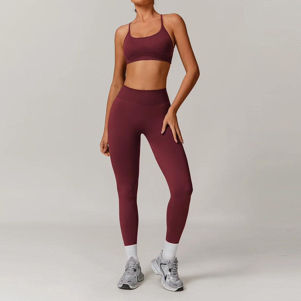 Sportswear Seamless Yoga Set 2/3PCS Gym Clothes Sportswear