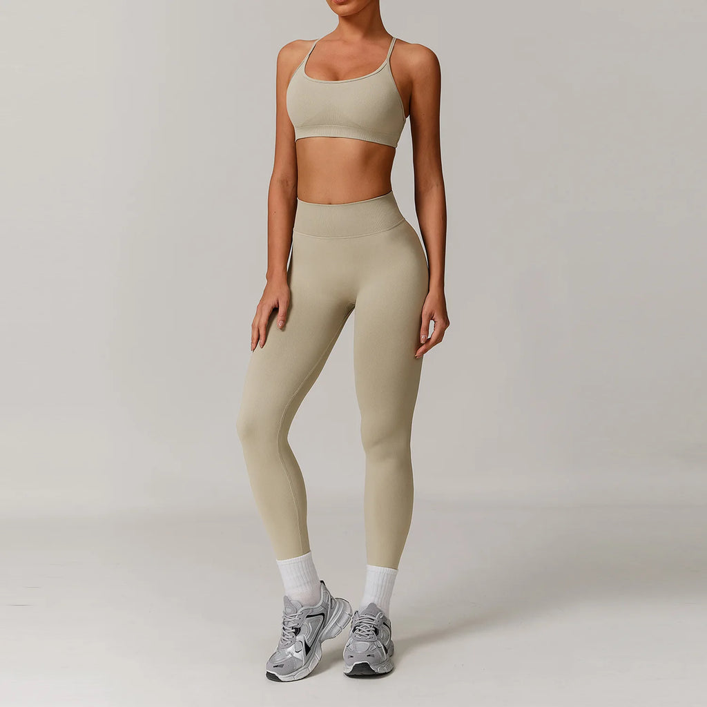 Sportswear Seamless Yoga Set 2/3PCS Gym Clothes Sportswear